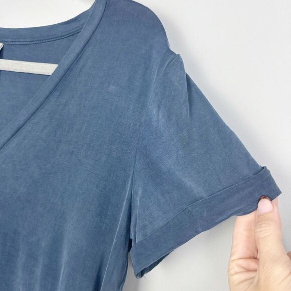 ANTHROPOLOGIE | DOLAN Horizon Navy Blue & Black Colorblock Dress Women’s Size S - Picture 3 of 10
